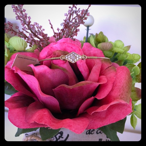 Crave Jewelry - Beautiful NWT Crave Wire Wrapped Crystal Bangle!